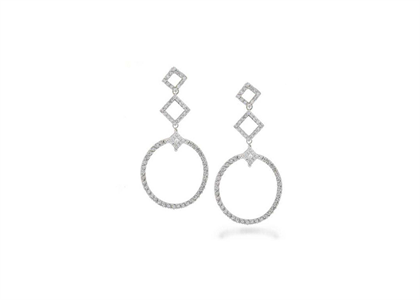 White Gold Plated | Fashion Earrings